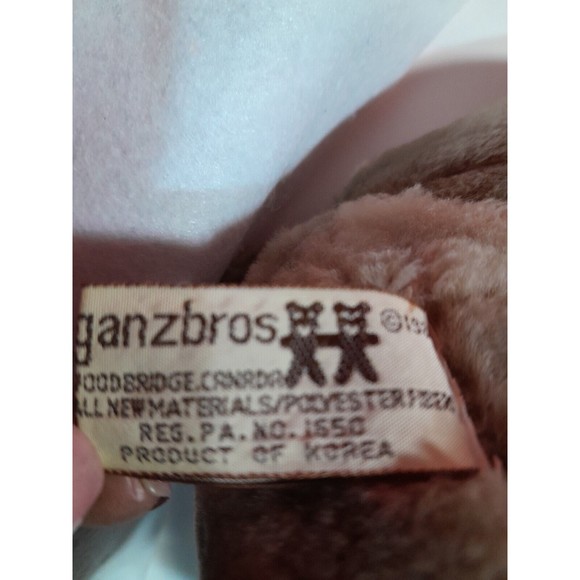 Vintage Wrinkles Dog Plush Toy, 1980s ,Korea 9” - Picture 8 of 8